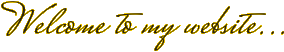 Welcome to my website... 